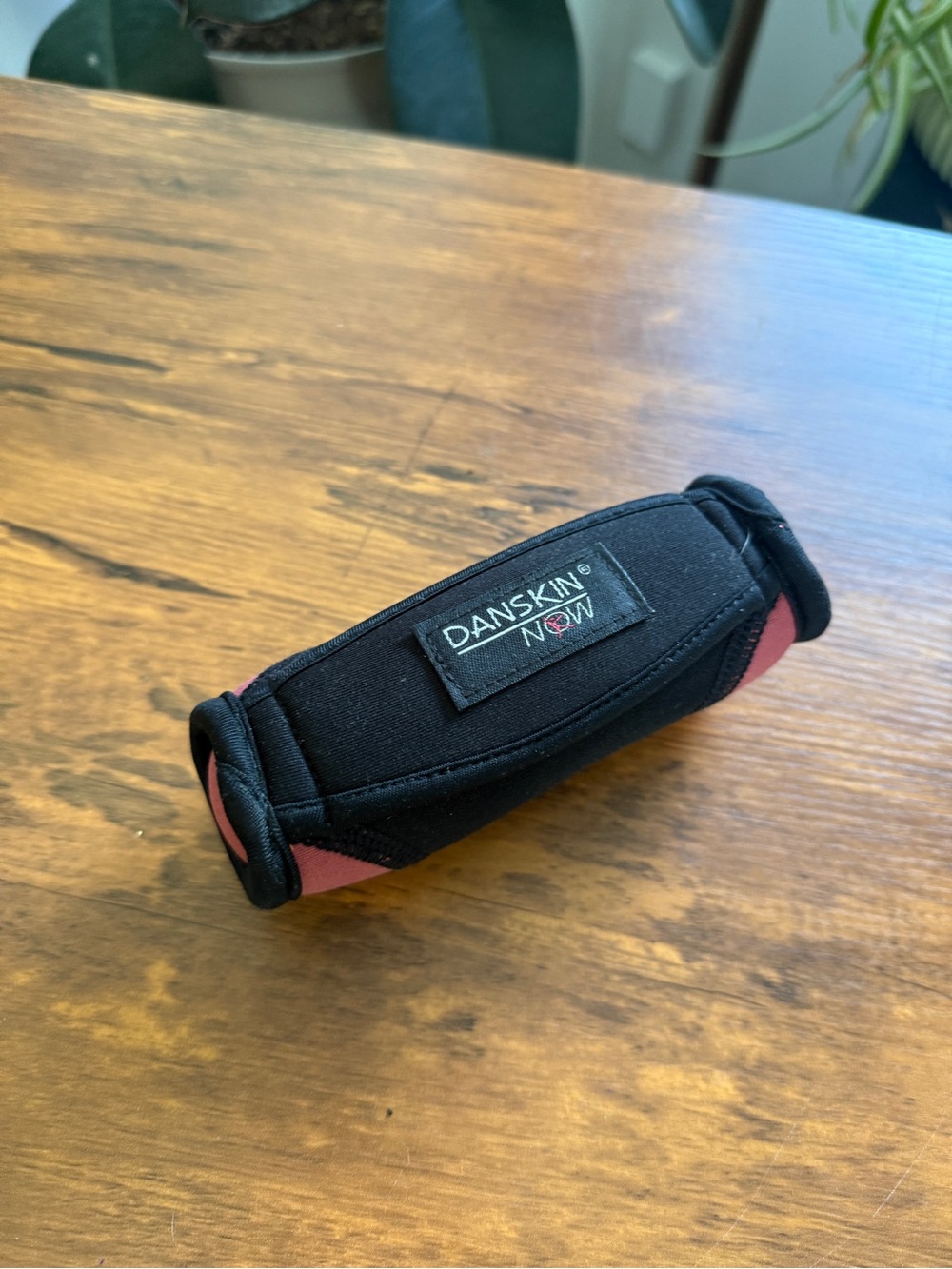 Danskin Black Ankle/Wrist Weight with Subtle Red Logo